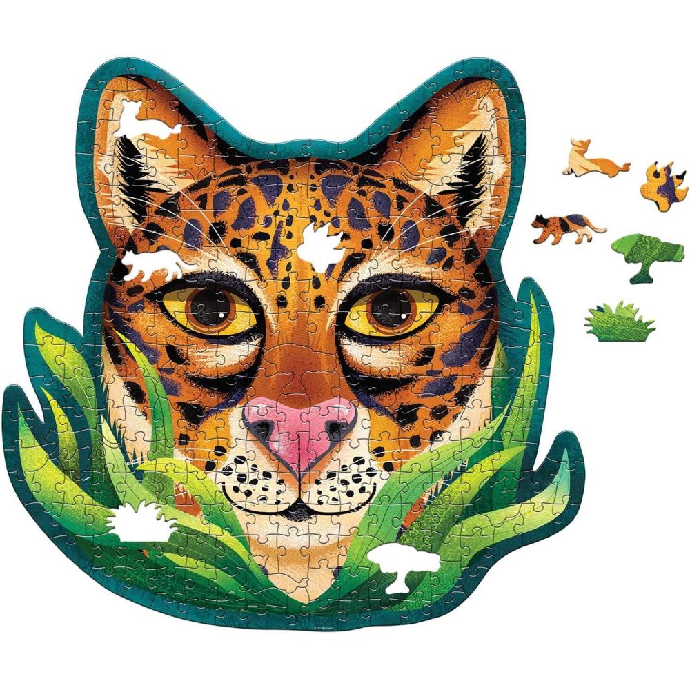 imagePeaceable Kingdom JaguarShaped 251Piece Puzzle for Kids Ages 7 amp Up Includes 15 FunShaped Puzzle Pieces Great for Classrooms or Home Use