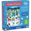 Peaceable Kingdom 12 Days of Puzzles Advent Calendar 2024 – Unique 12 Days of Christmas Advent Calendar Puzzles for Kids Ages 5 & Up