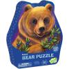 Peaceable Kingdom Bear-Shaped Puzzle – 257-Piece Puzzle for Kids Ages 8 & up – Includes 15 Fun-Shaped Pieces – Great for Classrooms or Home Use