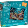 Peaceable Kingdom Deep Sea Adventure Puzzle – 100-Pc. Seek & Find Glow Puzzle for Kids Ages 6 & Up – Included Blacklight Reveals Hidden Items – Great Family Puzzles
