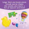 Peaceable Kingdom, Easter Bunny Scratch and Sniff Jigsaw Puzzle, Scented Candy Aroma, Visual Recognition, Problem Solving, Kids Ages 5+, 76 Pieces, Classroom Use, Easter Holiday Puzzle