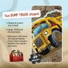 Peaceable Kingdom Giant Floor Puzzles with Uniquely Fun Shaped Pieces for Kids Ages 3+ Gifts for Boys and Girls – Dump Truck