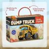 Peaceable Kingdom Giant Floor Puzzles with Uniquely Fun Shaped Pieces for Kids Ages 3+ Gifts for Boys and Girls – Dump Truck