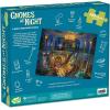 Peaceable Kingdom Gnomes at Night Puzzle – 100-Pc. Seek & Find Glow Puzzle for Kids Ages 6 & Up – Included Blacklight Reveals Hidden Items – Great for Home or Classrooms