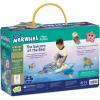 Peaceable Kingdom Narwhal Floor Puzzle – Magically Illustrated with 42 Thick and Sturdy Puzzle Pieces – Includes Storage Box with Carrying Cord – Over 3 Feet Wide