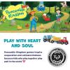 Peaceable Kingdom Puzzle and Play: Construction Site – 48-Piece Puzzle Includes 3 Wooden Construction Vehicles — Great for Home or Classroom Use — for Kids Ages 3 & Up