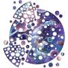 Peaceable Kingdom Puzzlescopes: Outer Space – 191-Pc. Puzzle for Kids Ages 6 & Up – Included Suction Cup to Spin and Position Circular Pieces – Great for Home or Classrooms
