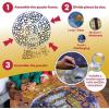 Peaceable Kingdom Puzzlescopes: Snow Globe – 219-Pc. Puzzle for Kids Ages 6 & Up – Included Suction Cup to Spin and Position Circular Pieces – Great for Home or Classrooms