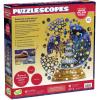 Peaceable Kingdom Puzzlescopes: Snow Globe – 219-Pc. Puzzle for Kids Ages 6 & Up – Included Suction Cup to Spin and Position Circular Pieces – Great for Home or Classrooms
