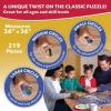 Peaceable Kingdom Puzzlescopes: Snow Globe – 219-Pc. Puzzle for Kids Ages 6 & Up – Included Suction Cup to Spin and Position Circular Pieces – Great for Home or Classrooms