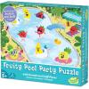 Peaceable Kingdom Scratch & Sniff Puzzles – Fruity Pool Party – 77pc Sensory Puzzle for Kids Ages 5 & up – Banana, Strawberry & Pineapple scents – Great for classrooms