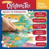 Peaceable Kingdom Shimmery Christmas Tree Floor Puzzle – Giant Floor Puzzle for Kids Ages 3 & up – Fun-Shaped Puzzle Pieces – Great for Classrooms
