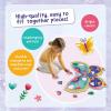 Peaceable Kingdom Shimmery Rainbow Floor Puzzle(Butterfly)