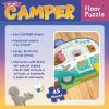 Peaceable Kingdom Shimmery Rainbow Floor Puzzle(Camper)