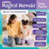 Peaceable Kingdom Shimmery Rainbow Floor Puzzle(Mermaid)