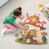 Peaceable Kingdom Shimmery Rainbow Floor Puzzle(Mushroom House)