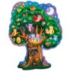 Peaceable Kingdom Shimmery Rainbow Floor Puzzle(Owl)