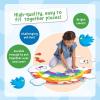 Peaceable Kingdom Shimmery Rainbow Floor Puzzle(Rainbow)