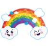 Peaceable Kingdom Shimmery Rainbow Floor Puzzle(Rainbow)