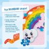 Peaceable Kingdom Shimmery Rainbow Floor Puzzle(Rainbow)