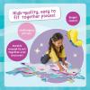 Peaceable Kingdom Shimmery Rainbow Floor Puzzle(Unicorn)