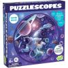 Peaceable Kingdom Puzzlescopes: Outer Space – 191-Pc. Puzzle for Kids Ages 6 & Up – Included Suction Cup to Spin and Position Circular Pieces – Great for Home or Classrooms