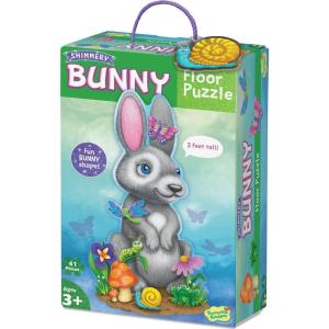 Peaceable Kingdom Shimmery Rainbow Floor Puzzle(Bunny)