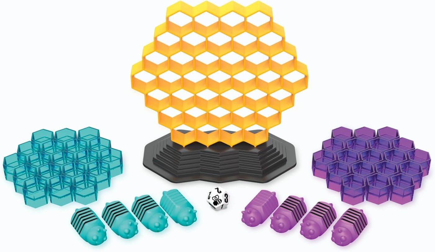 imageMindWare Queen Swarm Strategic Hive Domination Game for Kids amp Families DiceRolling Area Control Board Game Ages 6 2 Players