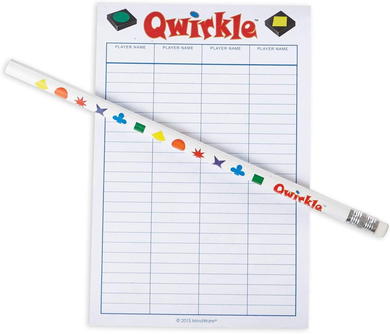 imageMindWare Qwirkle Game Kit Qwirkle Board Game Qwirkle Rummy and Qwirkle Bonus Pack Strategy Game for Kids and Adults 2 to 4 Players Ages 6 and Up