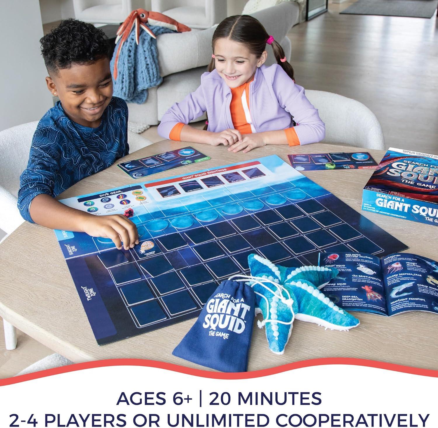 imageMindWare Search for a Giant Squid The Game Based On The Popular Book for 2 to 4 Players