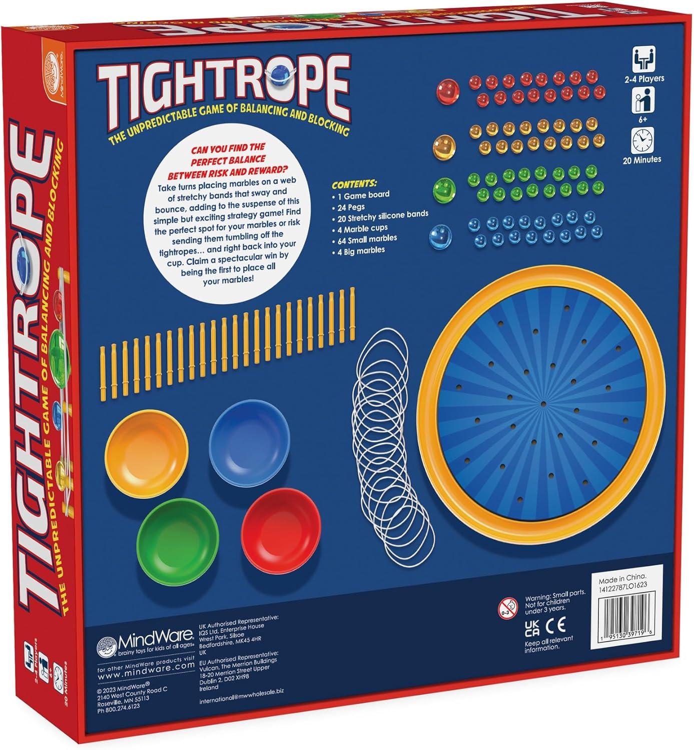 imageMindWare Tightrope Strategy Board Game Fun for Classrooms 24 Players 20 Min Play Time Ages 6 amp Up