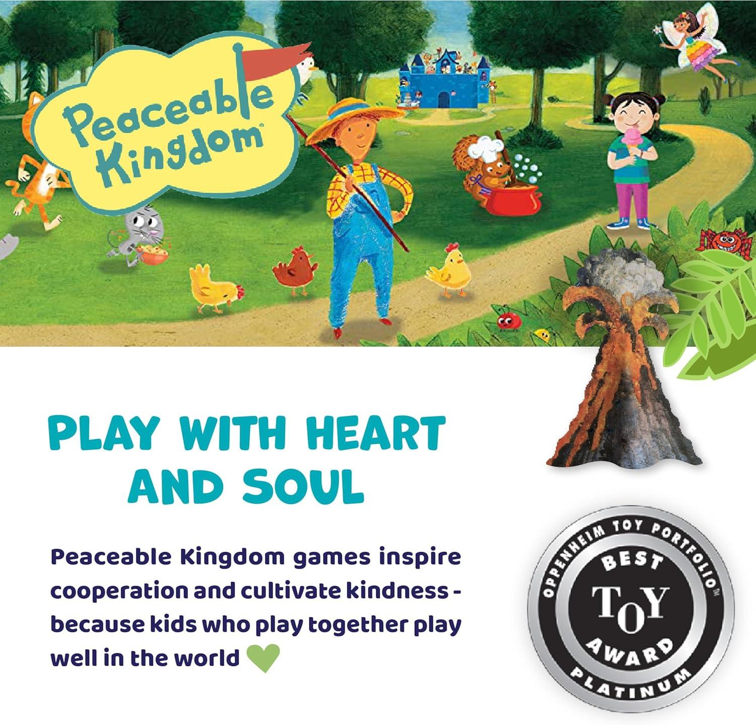 imagePeaceable Kingdom Dinosaur Escape Cooperative Memory Game of Logic and Luck for 2 to 4 Kids Ages 4