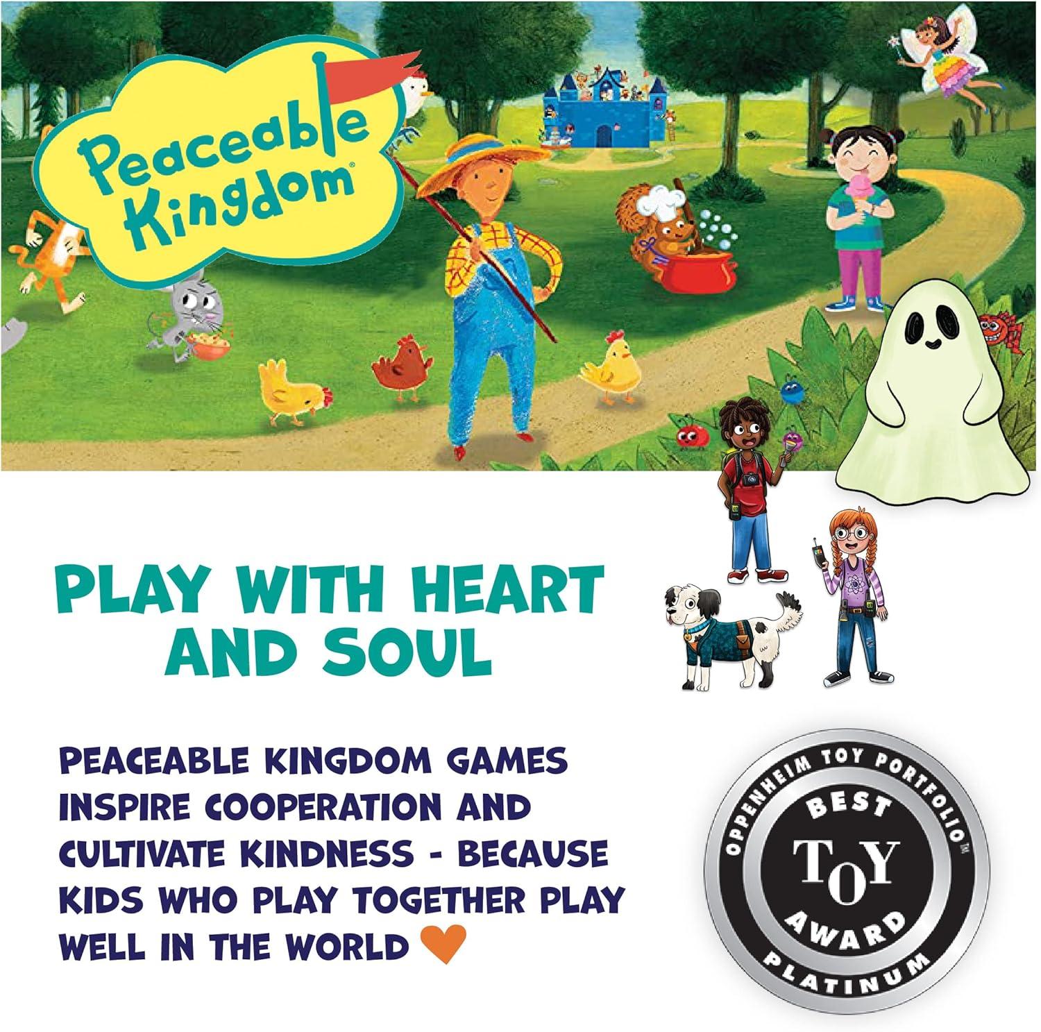imagePeaceable Kingdom Ghost in The Attic Cooperative Board Game for Family Game Night Unique GlowinTheDark Board Game Great for Kids Ages 5 amp Up