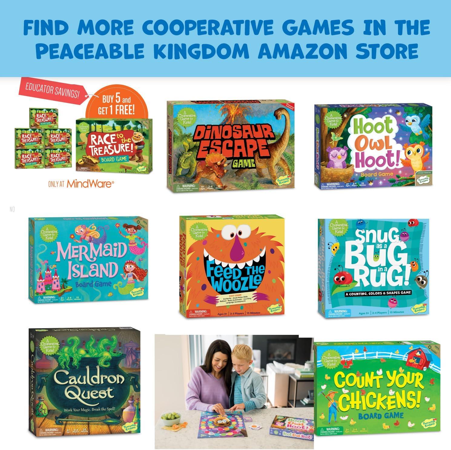 imagePeaceable Kingdom Hoot Owl Hoot Cooperative Matching Game For Kids