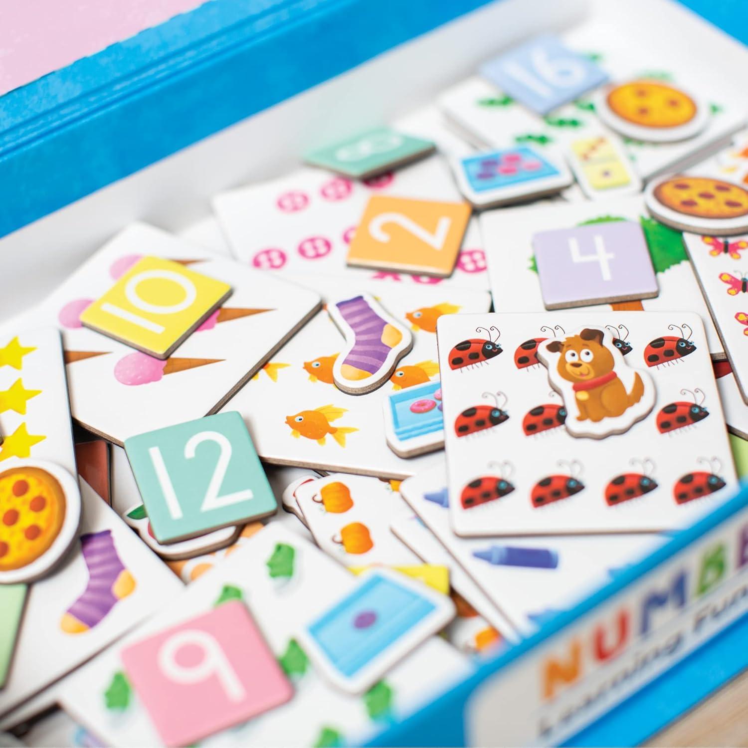 imagePeaceable Kingdom Numbers Learning Fun Tote Counting Patterns Sequences Educational Toys Ages 4