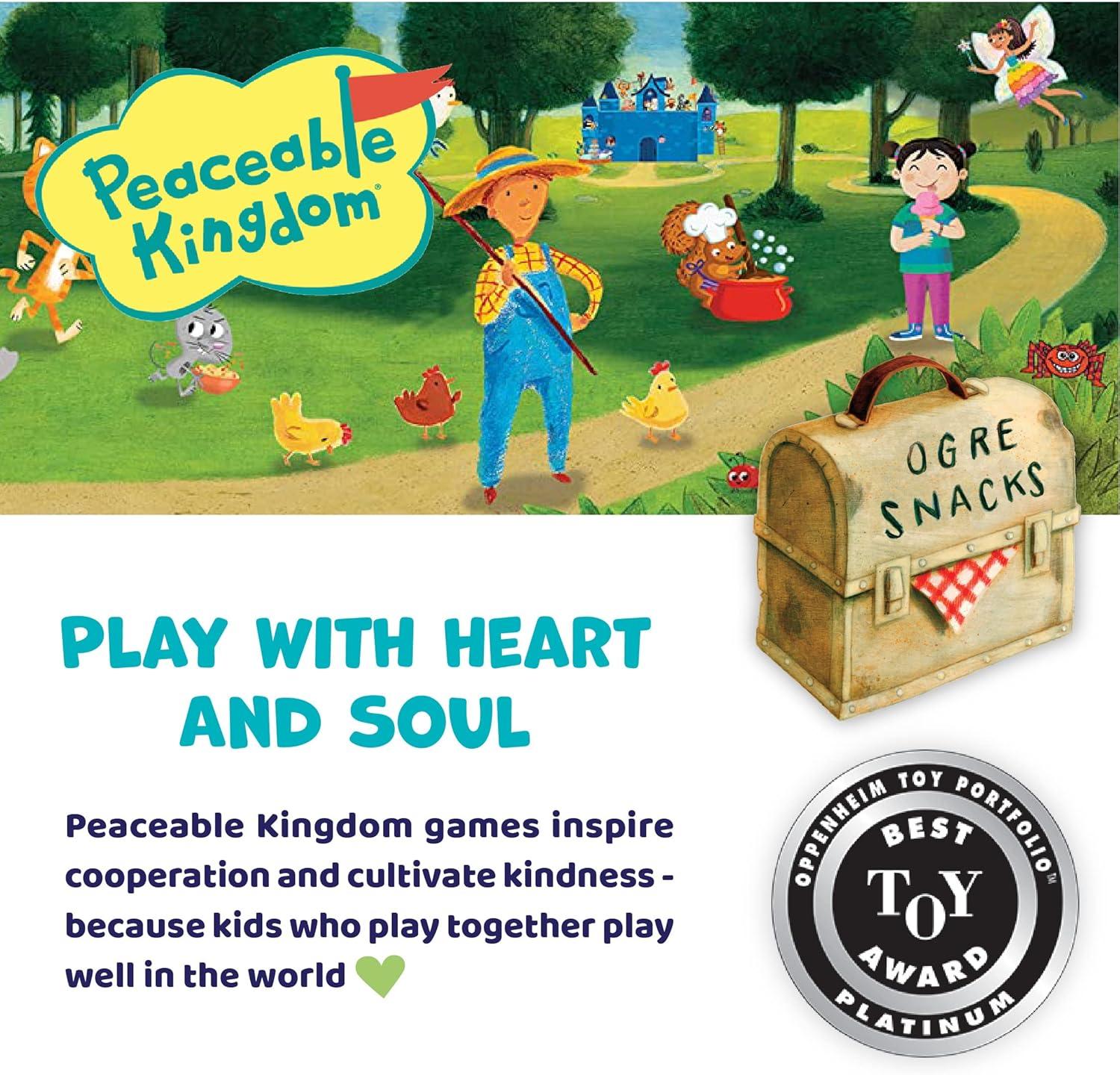 imagePeaceable Kingdom Race to the Treasure Cooperative Path Building Game for 2 to 4 Kids Ages 5