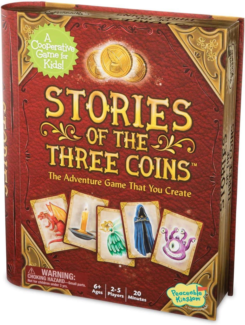 imagePeaceable Kingdom Stories of The Three Coins Cooperative Storytelling Game Use Teamwork to Win Great for Families with Kids Ages 6 amp up Fun Classroom Game
