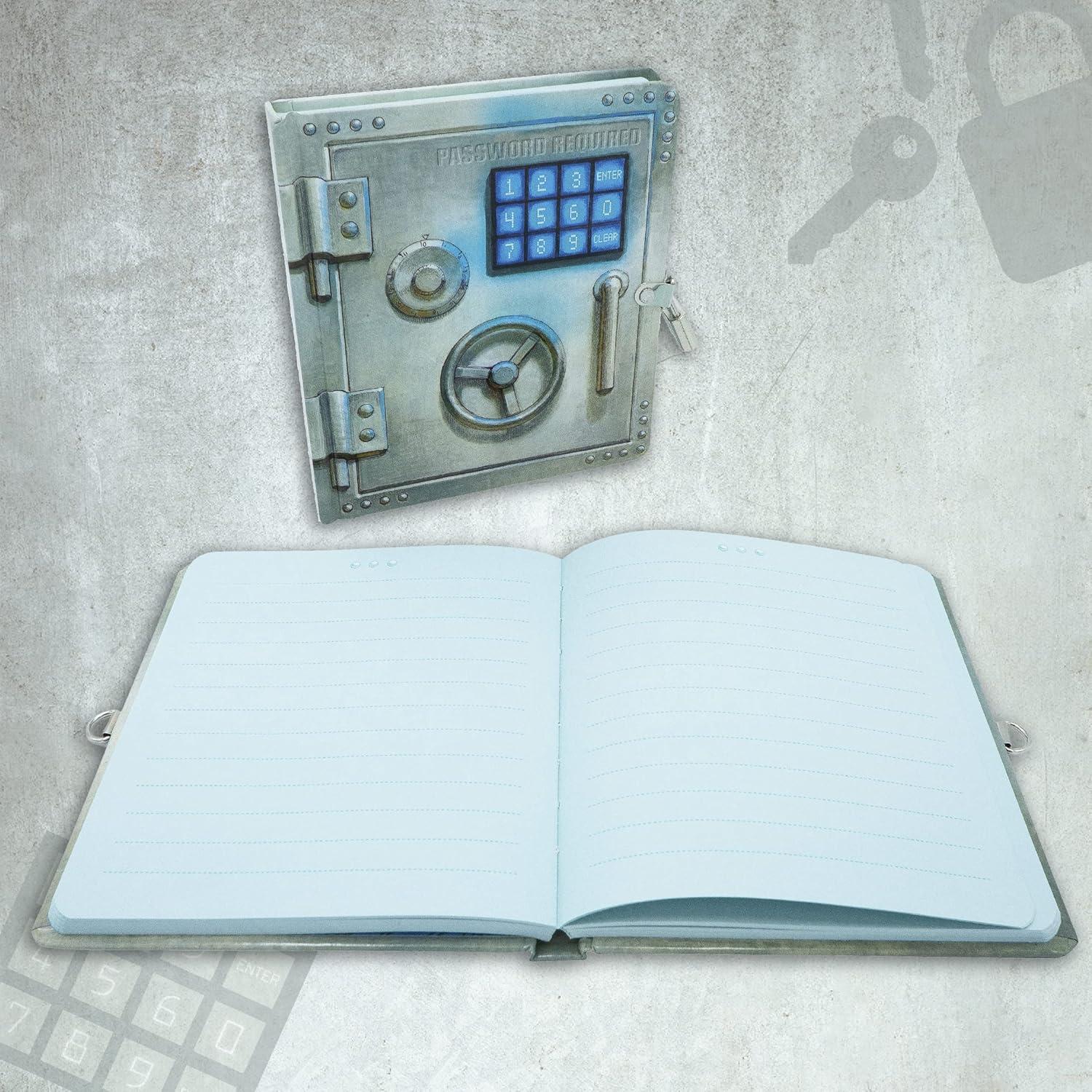 imagePeaceable Kingdom Vault Door 625 Lock and Key Lined Page Diary for Kids