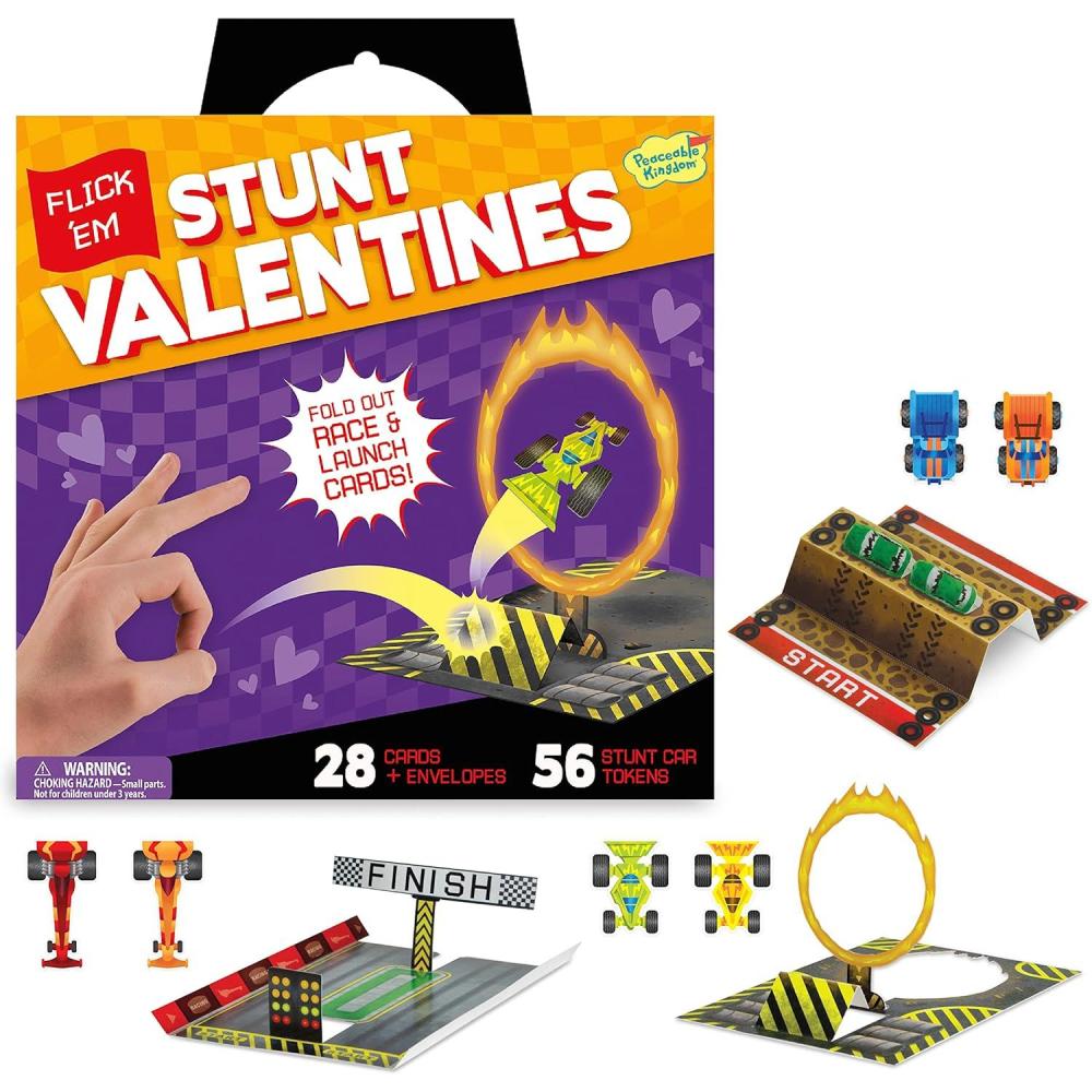imagePEACEABLE KINGDOM Flick Em Stunts Super Valentine 1 EA