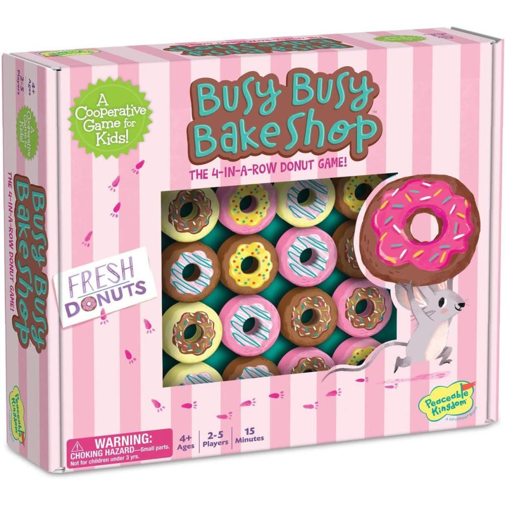 imagePeaceable Kingdom Busy Busy Bake Shop Cooperative Game for Kids 25 Players Ages 4 and Older