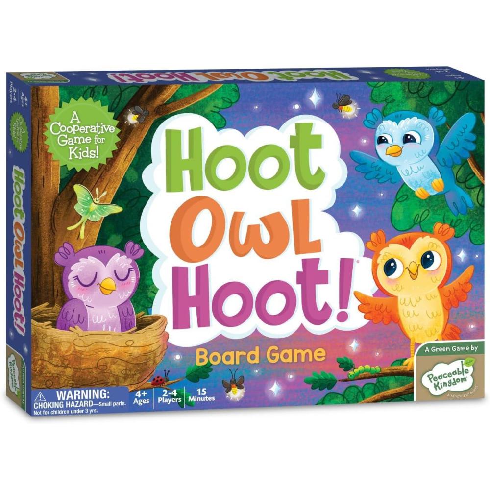 imagePeaceable Kingdom Hoot Owl Hoot Cooperative Matching Game For Kids