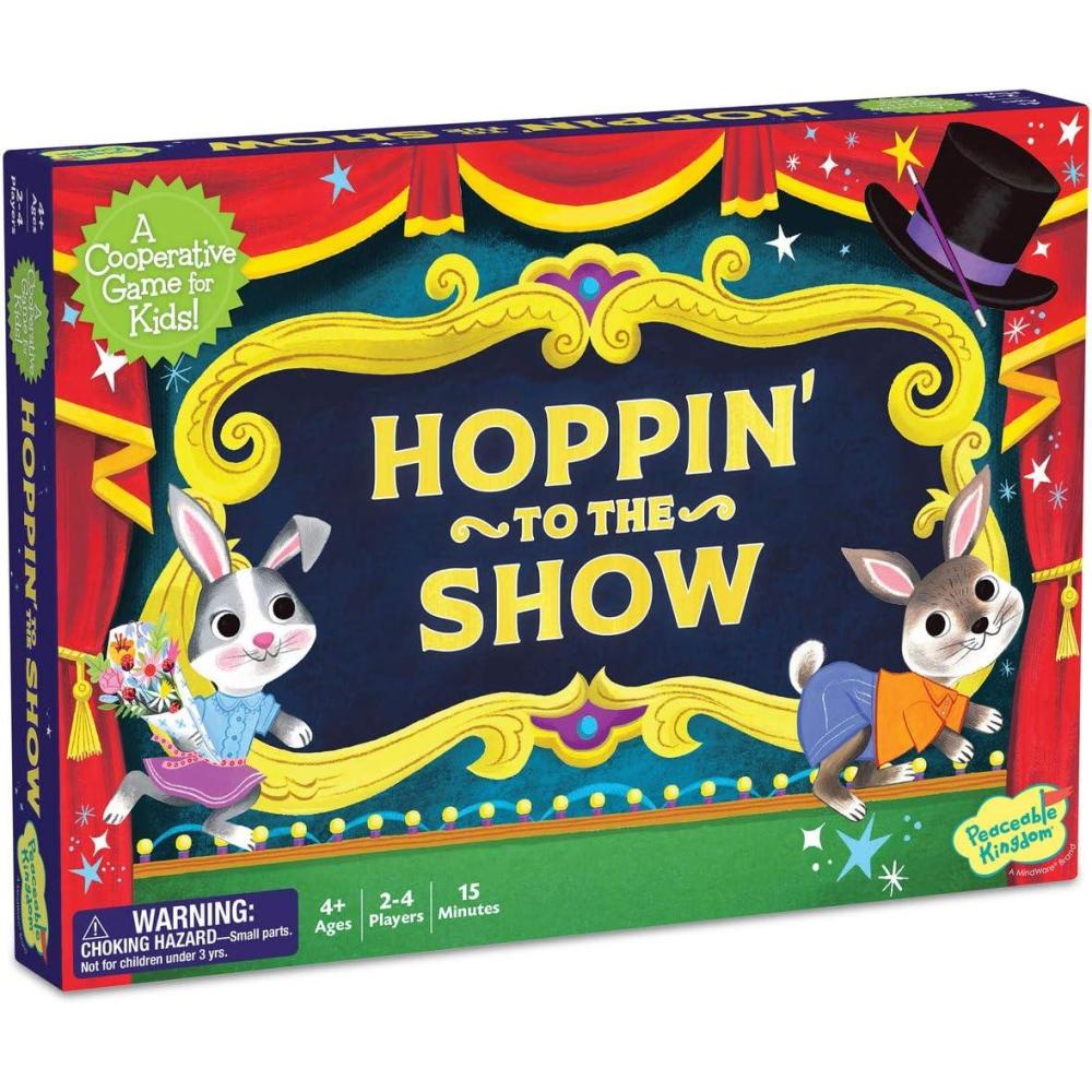 imagePeaceable Kingdom Hoppin to The Show Cooperative Game for Kids