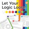 MindWare Logic Links Puzzle Games – Brain Teaser Puzzles for Kids and Brain Games for Adults – 166 Challenging Brain Puzzles, 32 Game Chips – Ages 6+