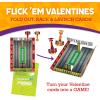 PEACEABLE KINGDOM Flick ‘Em Stunts Super Valentine, 1 EA