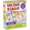 Peaceable Kingdom Holiday Bingo – 4 Holiday Themes, Up to 28 Players – Valentines Day, St Patricks Day, Halloween, & Christmas – Complete Bingo Set with Boards, Chips & Tokens