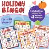 Peaceable Kingdom Holiday Bingo – 4 Holiday Themes, Up to 28 Players – Valentines Day, St Patricks Day, Halloween, & Christmas – Complete Bingo Set with Boards, Chips & Tokens