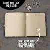 Peaceable Kingdom Keep Out 6.25″ Lock and Key, Lined Page Diary for Kids