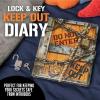 Peaceable Kingdom Keep Out 6.25″ Lock and Key, Lined Page Diary for Kids
