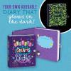 Peaceable Kingdom Secrets, Dreams and Wishes Glow in the Dark 6.25″ Lock and Key, Lined Page Diary for Kids