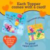 Peaceable Kingdom Valentines Cards for Kids Classroom, Set of 28 Valentines Day Gifts, Mini Popper Heart Pop It Fidget Toys, Classroom Exchange Set, Unique Fun Gifts for Kids, Ages 4+(Fidget Spinner Pencil Toppers)